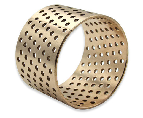 satın al Flanged Bronze Metal Self-Lubricating Bushings With Thru Holes Material CuSn8 / CuSn6. Çukurları olan bronz metal kendi kendini yağlayan kabuklar5 Çevrimiçi üretim