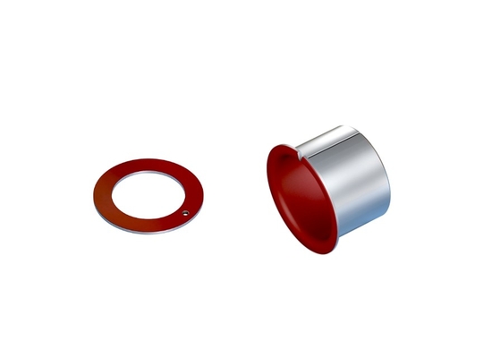 satın al Metrik Silindrik Metal Polimer Kırmızı  Kollu Bush Alternatif Kompozit rulmanlar Çevrimiçi üretim