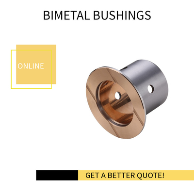 İyi bir fiyat. Buldozer Parça Silindiri İçin Bimetal Flanşlı Kovanlı Rulmanlar çevrimiçi